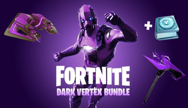 Fortnite Dark Vertex Outfit + 500 V Bucks
