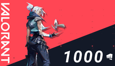 Valorant 10 EUR - 1000 Riot Points