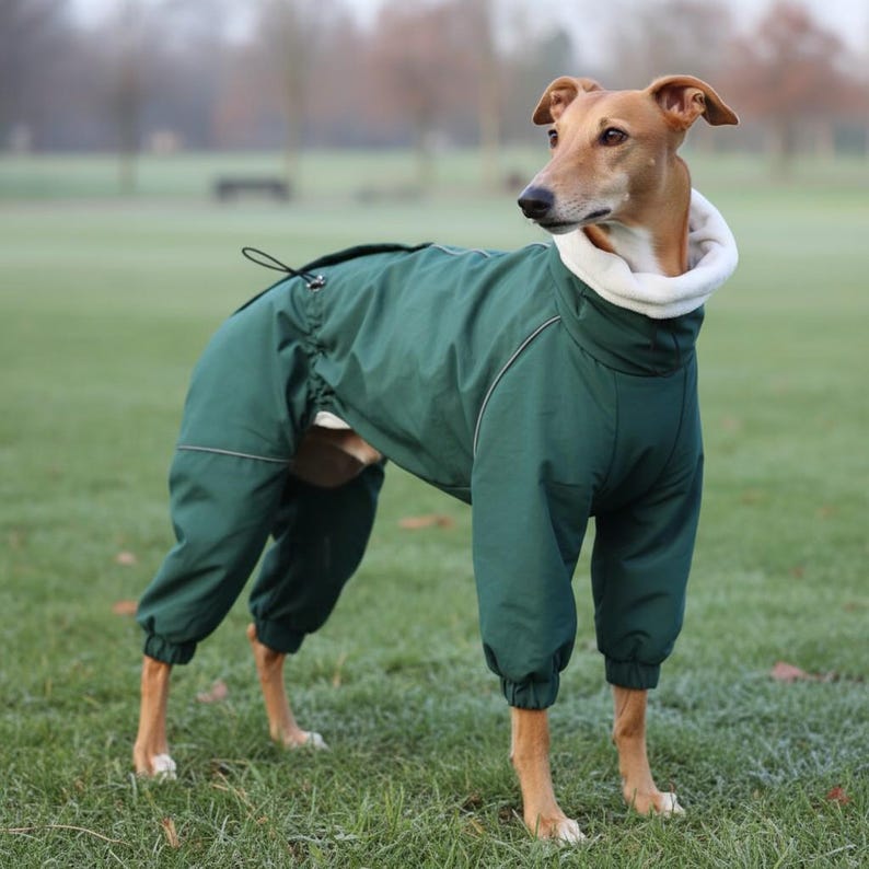Warm Dog Jacket: Windproof Cotton Coat with Leash Hole